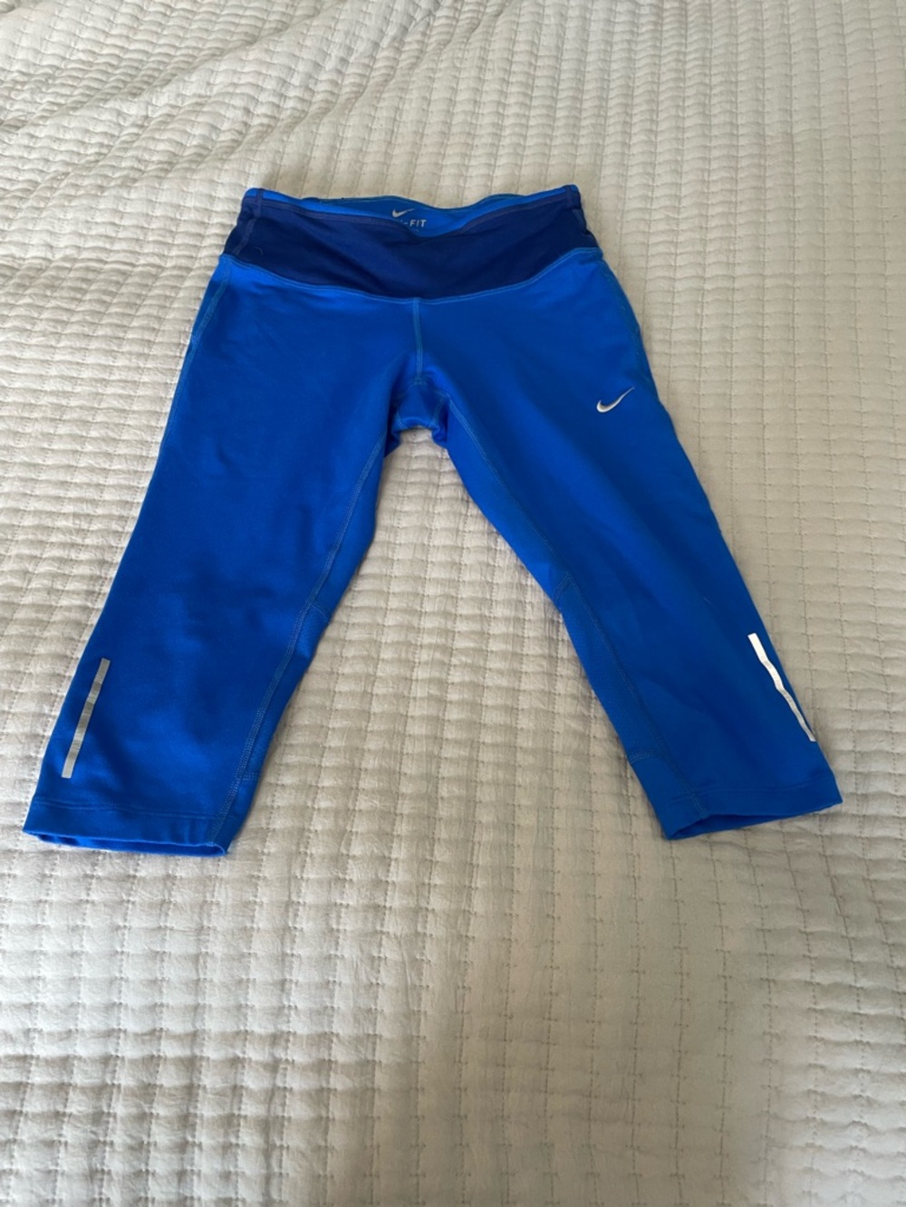 Nike Dri-FIT Running Capri Leggings – XS – Royal Blue